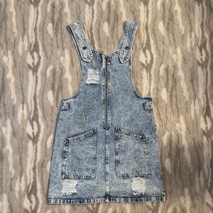 Women’s Denim Blue Overall Dress